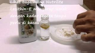 Nutrilite Lecithin E Product Demo [upl. by Elfreda]