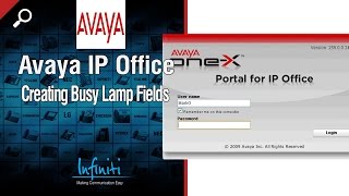 Creating Busy Lamp Fields in Avaya IP Office SoftConsole Infiniti Telecommunications [upl. by Danie]