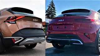 New Kia XCeed 2023 vs New Kia SPORTAGE 2023  Comparison by Supergimm [upl. by Malilliw]