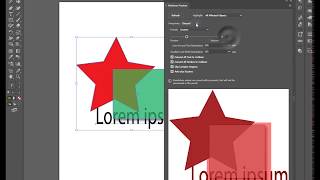 Adobe Illustrator CC  Ուղղման Նախադիտում Flattener Preview in Armenian [upl. by Kallick97]