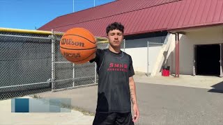 Santa Maria High School basketball star breaks state record for most made three pointers [upl. by Middle]