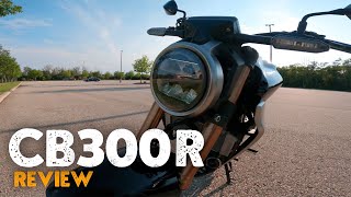 CB300R First Review review hondacb300r motovlog [upl. by Eylrahc]