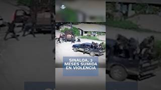 Así es la vida en Sinaloa tras tres meses de violencia shorts [upl. by Elatia]