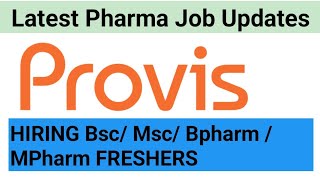 Latest Pharma freshers jobs at Hyderabad Bsc  Msc  Bpharmacy MPharmacy [upl. by Ztnahc]