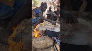 200yrs Old Stoge age man in the Bush hadzabetribe africantribe wildlife anima bushlife shorts [upl. by Elysha]