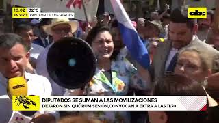 Diputados en manifestación “no podemos permitir el atropello” [upl. by Yahska]