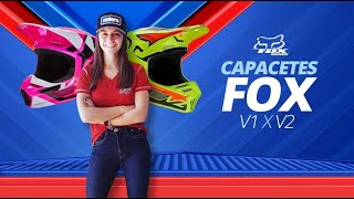 CAPACETE FOX V1 vs CAPACETE FOX V2 [upl. by Carine]