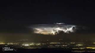 Timelapse Sistema Tormentoso 17 septiembre 20174 [upl. by Zohar]