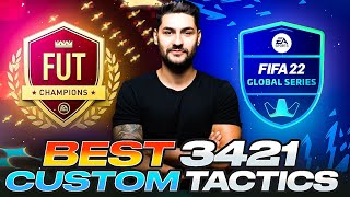 NEW META 3421 BEST CUSTOM TACTICS THE OP FORMATION USED BY THE NEW FIFA 23 EUROPEAN CHAMPION [upl. by Shellans]