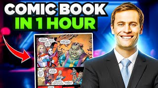 MAKE YOUR OWN AI COMIC BOOK IN 1 HOUR AMAZING [upl. by Calore435]