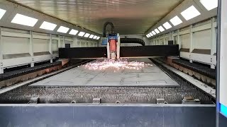 Corten steel material cutting video [upl. by Phil33]