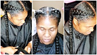 TWO FEED IN BRAIDS Detailed Tutorial  SPRING HAIRSTYLE 2019 [upl. by Meares]