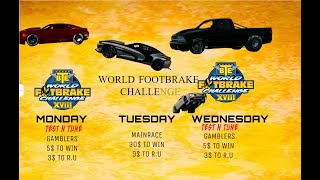 Professional Bracket Racing World FootBrake Challenge Day 2 [upl. by Guyon585]