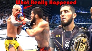 SHOCKING What Really Happened Charles Oliveira vs Islam Makhachev [upl. by Baler]