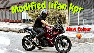 Modified lifan kpr 165r  new colour amp new looks  K06Rider [upl. by Trescha]