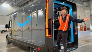 Rivian Amazon Van Full Tour Check Out This Insanely Cool Electric Delivery Vehicle [upl. by Ttennaj732]