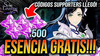 NUEVO CÓDIGO 500 PIEDRAS ESENCIA 💎 SKIN GRATIS MEJORAS FUSIÓN y MÁS 🙂  Solo Leveling Arise [upl. by Genesa7]