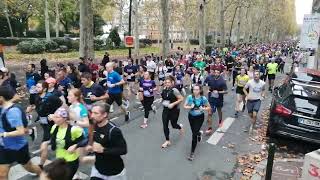 Marathon des Géants  Toulouse 2024 Départ SemiMarathon  Start 78 [upl. by Eihpos645]