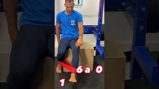 💥Ejercicio de CUÁDRICEPS para TENDON ROTULIANO con BANDA ELÁSTICA👉🏼tendinitis rotuliana🚨 [upl. by Kylie]