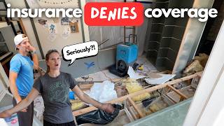 Our Biggest Renovation Emergency EVER  Insurance denies claim so were doing it ourselves [upl. by Zilevi]