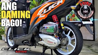 Installing Accessories for Honda Click 125i  Liane Vlog [upl. by Ezirtaeb]