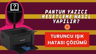 pantum P2500 Turuncu Işık Hatası Çözümü Toner Chip reset Pantum firmware Fix [upl. by Neils326]