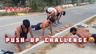 Pushup competition part7‼️ pushup challenge🤬 [upl. by Yrffoeg569]