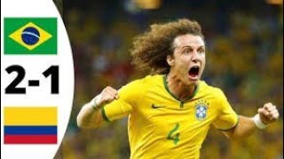 Brazil vs Colombia 21 FIFA WORLD CUP 2014 1st part  Extended highlight match Neymar MRF 20 [upl. by Dorkus]