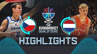 Czechia 🇨🇿 vs Netherlands 🇳🇱  Highlights  FIBA EuroBasket 2025 Qualifiers [upl. by Faustine531]