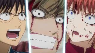 Kamui vs Gintoki Kagura and Shinpachi Full Fight HD Gintama 2017 [upl. by Summer]