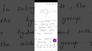 Why does salicylaldehyde have a higher boiling point [upl. by Burkitt]