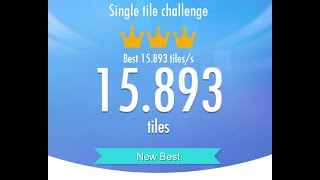 PIANO TILES 2 SINGLE TILE CHALLENGE 15893 TPS NO PAUSE LEGENDARY RECORD I CAN 161 NOT MY LIMIT [upl. by Zsazsa]