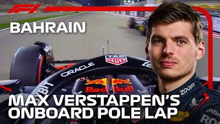 Max Verstappens Pole Lap  2024 Bahrain Grand Prix  Pirelli [upl. by Johen]