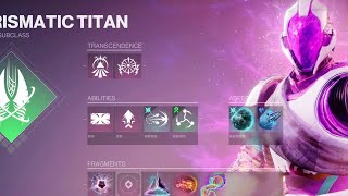 Destiny 2 prismatic Titan subclass all aspects full overview [upl. by Larina495]