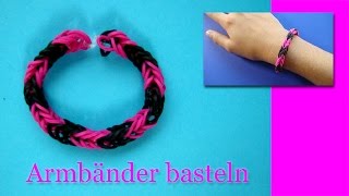 Armbänder Anleitung  Deutsch  Schmuck Basteln  selber machen [upl. by Lihkin]