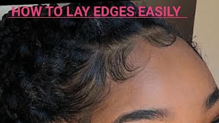 How to lay edges easily  faster [upl. by Hsot]