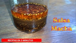 Cómo hacer SALSA MACHA ECONOMICA y Deliciosa  Recetas en 3 minutos [upl. by Brocklin]