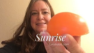 Lush new Sunrise soap Mothers Day 2016 [upl. by Dicky]