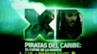 Promo quotPiratas del Caribe El cofre de la Muertequot en Disney XD [upl. by Elton]