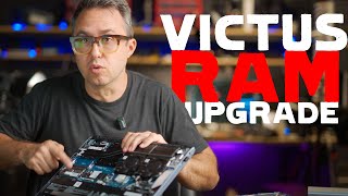 How to Upgrade RAM  HP Victus 156quot Gaming Laptop [upl. by Mercier]