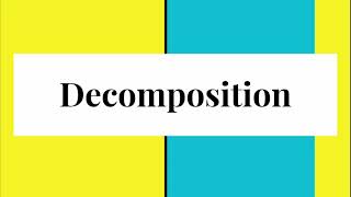 Decomposition Explained for GCSEALevel Computer Science [upl. by Yerfej]