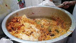 Pak Ghazi Biryani Street Food Of Peshawar  People Crazy For Chicken Biryani  Street Food Tour [upl. by Nnylyak]