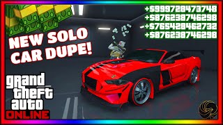 SOLO  NEW SUPER EASY GTA 5 ONLINE CAR DUPLICATION GLITCH  AFTER PATCH 168  PS5XBOXPC [upl. by Aneekat137]