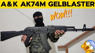 AampK AK74M Gelblaster  Full Review [upl. by Stuckey821]