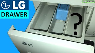 LG Washing Machine Detergent Drawer Symbols amp How to use Detergent amp Fabric Softener Compartments [upl. by Akimrej]