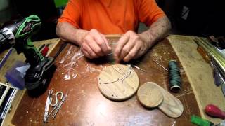 Pwalpar VLOG Restring an old wind chime Part One [upl. by Annazus]