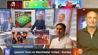 quotGary Neville SLAMS Rashford Casemiro 🔥 Amorims Debut Preview vs Ipswich  MustWatch Analysisquot [upl. by Settera]