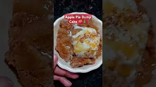 Apple Pie Dump Cake 😘 holidayseason shorts dessert [upl. by Asuncion]