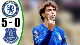 Chelsea vs Everton 50  All Goals amp Highlights  2024 [upl. by Ahsieym]