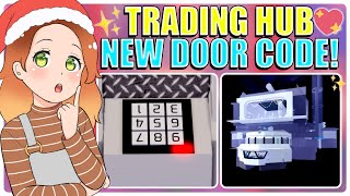 How To Get Into The NEW SECRET DOOR In The TRADING HUB New DOOR CODE Revealed 🏰 Royale High Update [upl. by Enila]